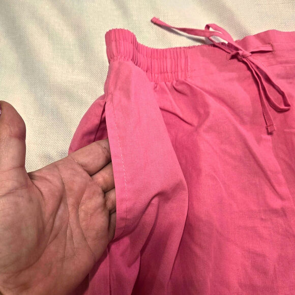 LIBERTY & JUSTICE Pink Pull-on Elastic Waist Cotton Size Large - Picture 3 of 8